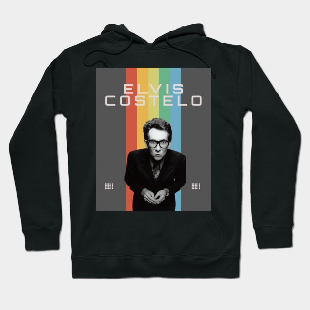 Elvis Costello Hoodie by DirtyChais